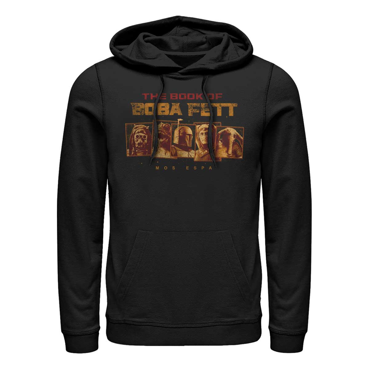 Star Wars - Das Buch von Boba Fett - Skupina New Characters - Unisex Hoodie - Schwarz - Vorne