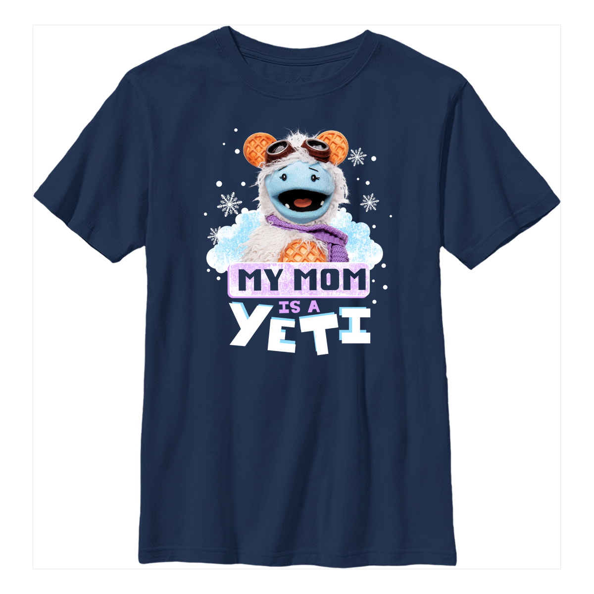 Netflix - Gaufrette et Mochi - Waffle Yeti Mom - Enfant T-shirt