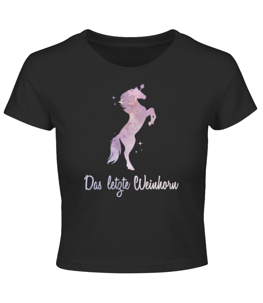 Das Letzte Weinhorn · Crop T-Shirt
