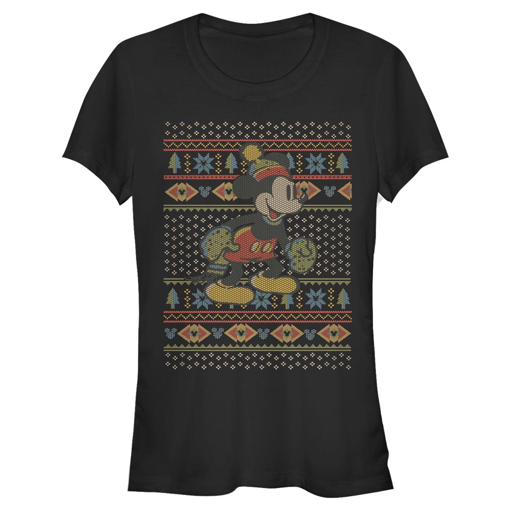 Disney Classics - Mickey Mouse - Mickey Mouse Vtg Mickey Sweater - Christmas - Femme T-shirt