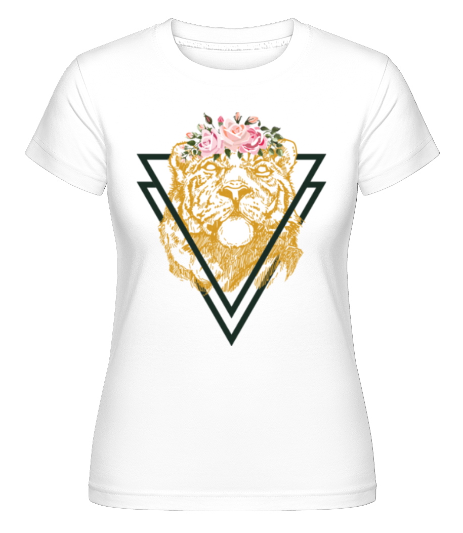 Boho Lioness -  T-shirt Shirtinator femme - Blanc - Devant