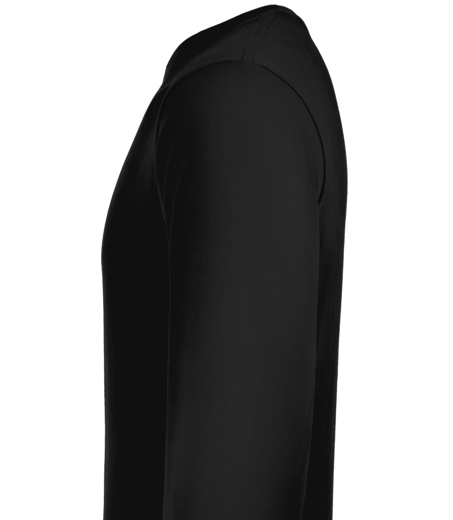 Naughty Nice I Tried - T-shirt à manches longues standard Homme - Noir - Gauche