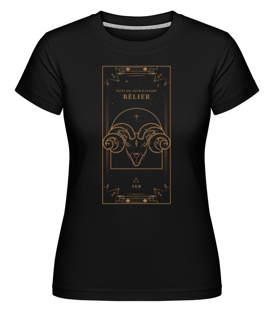 Art Déco Signe Astrologique Bélier ·  T-shirt Shirtinator femme
