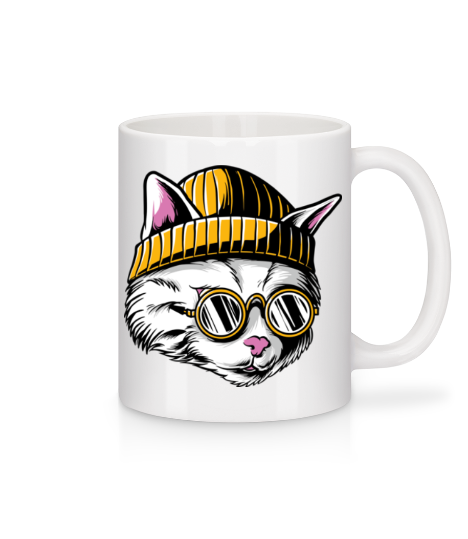 Cool Cat · Mug en céramique blanc