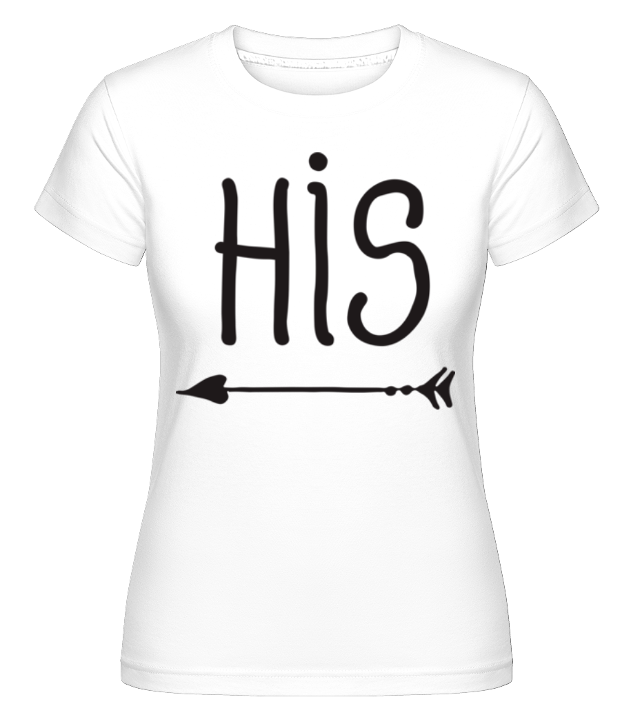 His -  T-shirt Shirtinator femme - Blanc - Devant