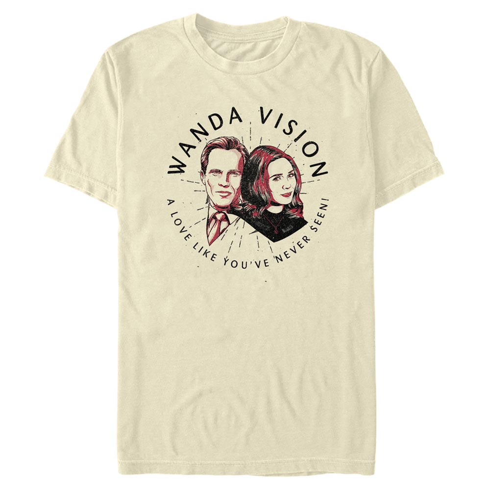 Marvel - WandaVision - La Sorcière rouge & Vision Wanda Badge - Homme T-shirt