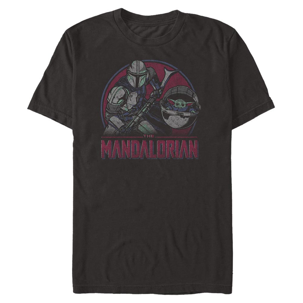 Star Wars - The Mandalorian - Mandalorien et l'Enfant Duo Color Pop - Homme T-shirt
