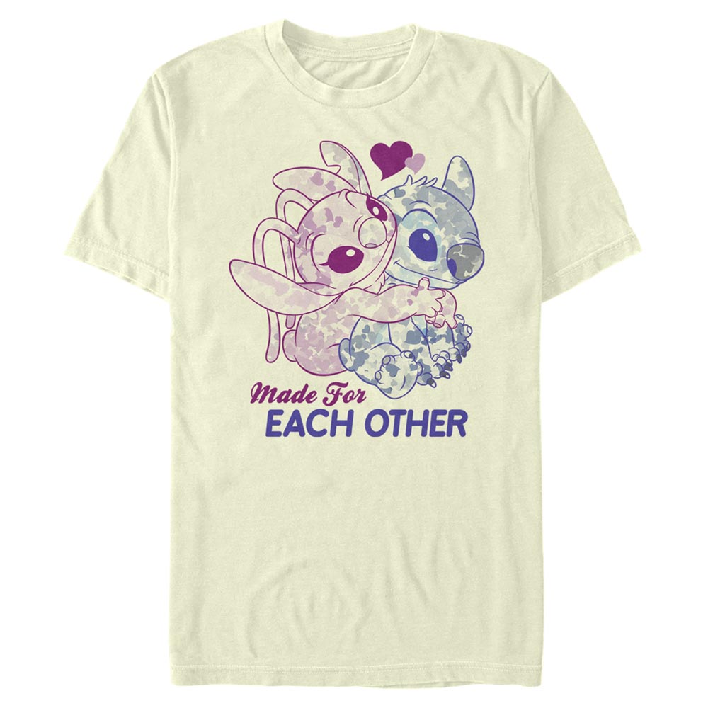 Disney Classics - Lilo & Stitch - Angel & Stitch Stitch Angel Together - Homme T-shirt