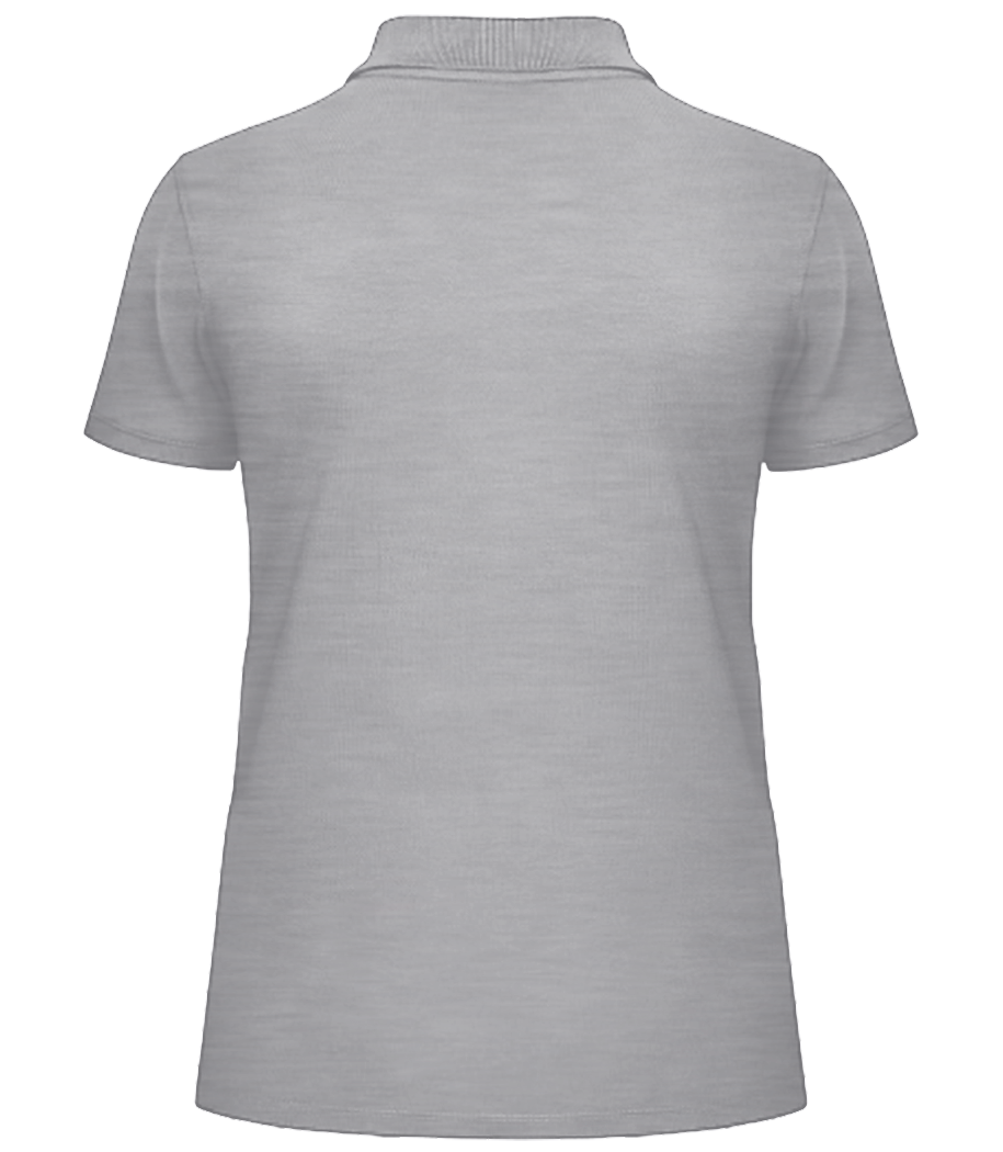Polo Femme Slim Fit - Gris chiné - Derrière