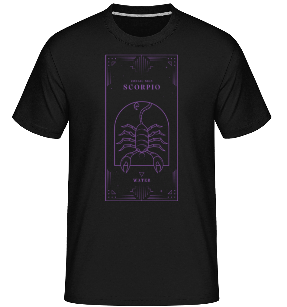 Art Deco Zodiac Sign Scorpio ·  T-Shirt Shirtinator homme