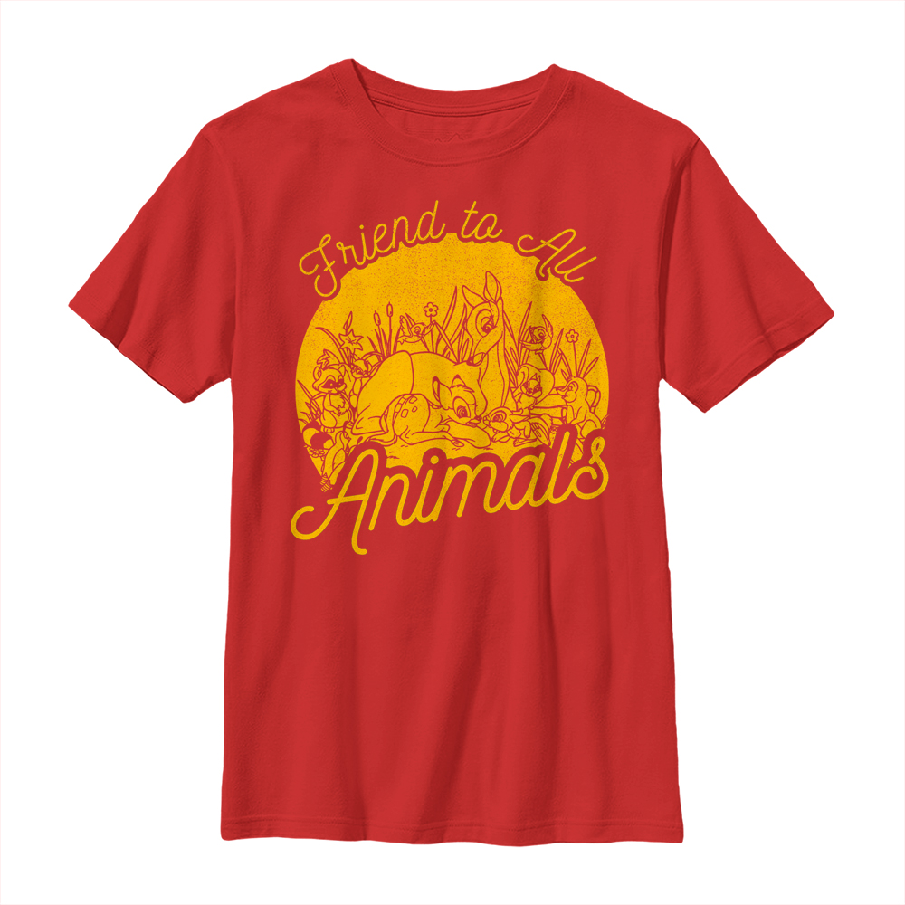 Disney Classics - Bambi - Photo de groupe Friend To Animals - Enfant T-shirt