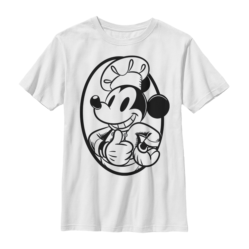 Disney - Mickey Mouse - Mickey Mouse Chef Mickey Circle - Enfant T-shirt