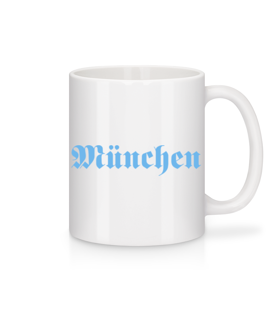 Aperçu: München - Mug en céramique blanc - Blanc - Devant