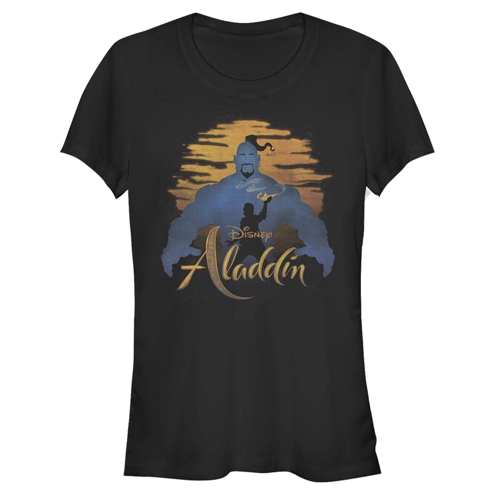 Disney - Aladin - Photo de groupe Genie Silhouette - Femme T-shirt