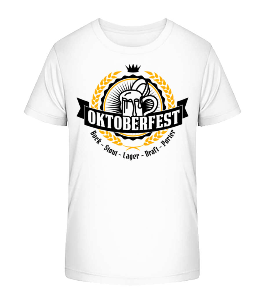 Aperçu: Oktoberfest Maß - T-shirt bio Enfant Stanley Stella 2.0 - Blanc - Devant
