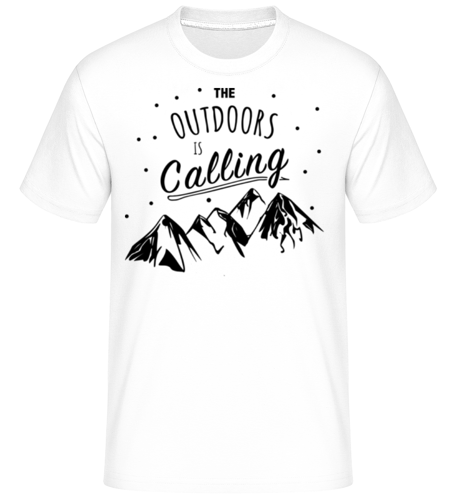 The Outdoors Is Calling ·  T-Shirt Shirtinator homme