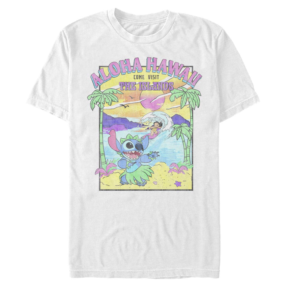 Disney Classics - Lilo & Stitch - Stitch Visit the Islands - Homme T-shirt