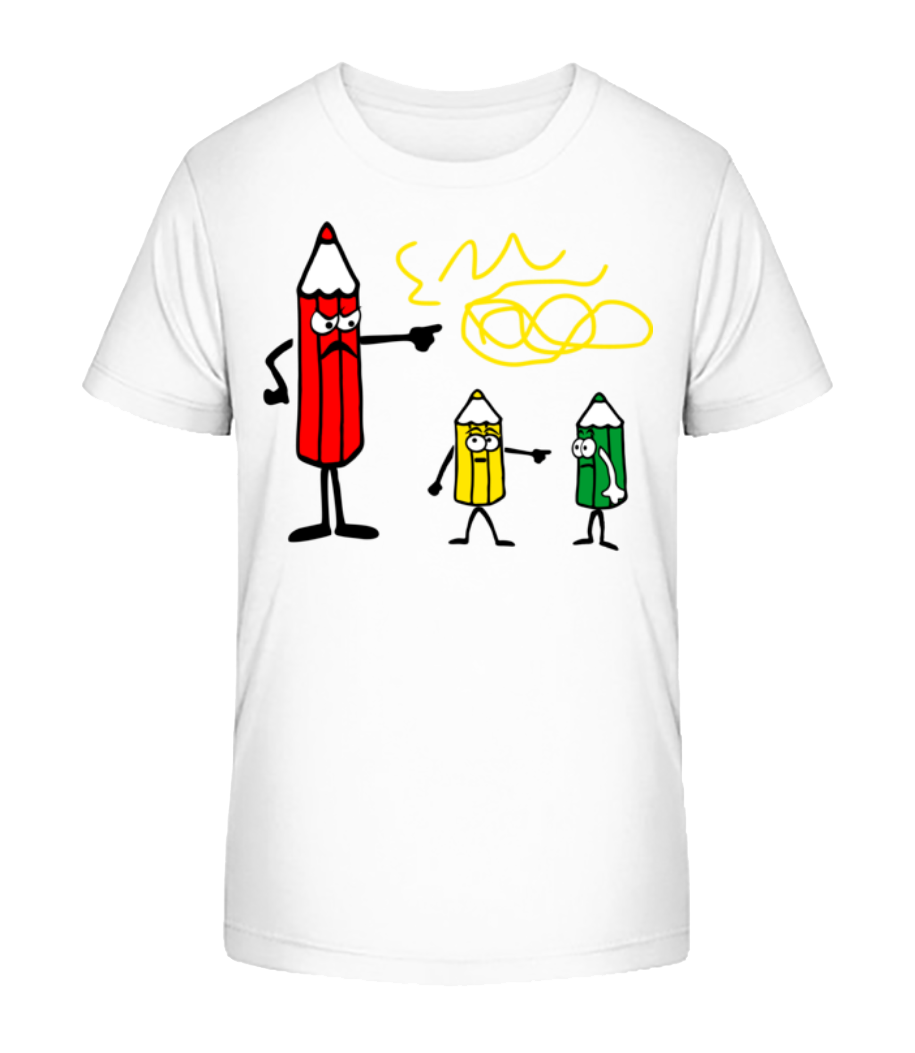 Buntstifte Gelb Ist Schuld · Kinder Bio T-Shirt Stanley Stella 2.0