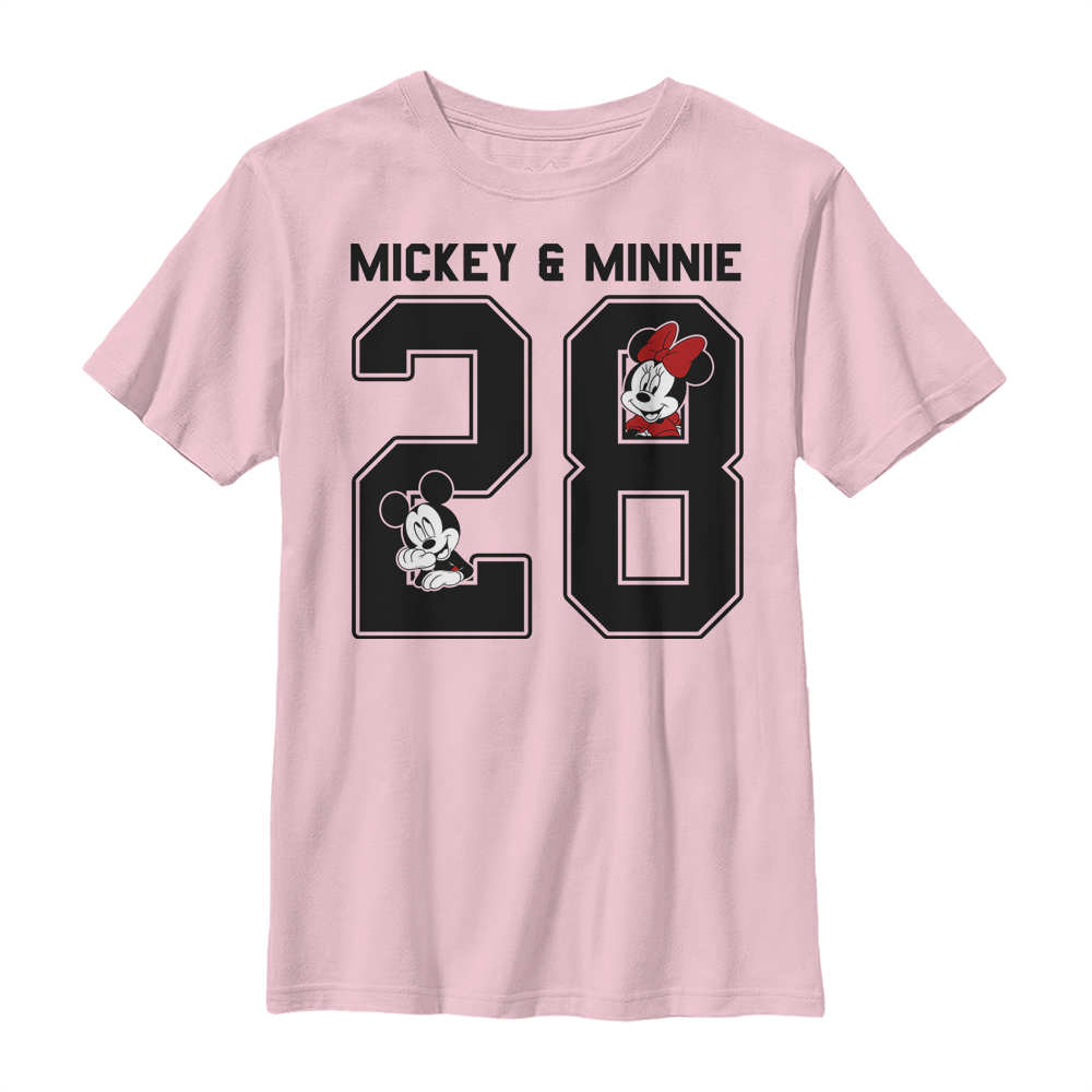 Disney - Mickey Mouse - Minnie Mouse Mickey Minnie Collegiate - Enfant T-shirt