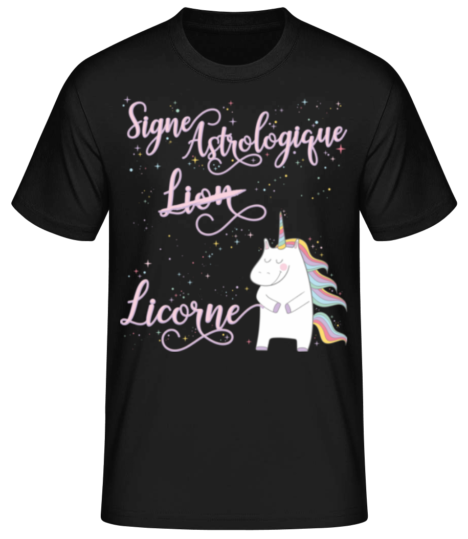 Signe Astrologique Licorne Lion · T-shirt standard Homme