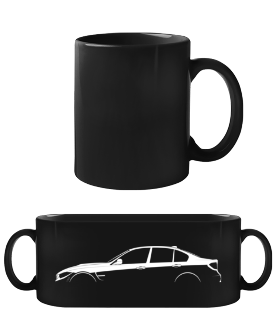 'BMW M3 F80' Silhouette · Tasse Noire