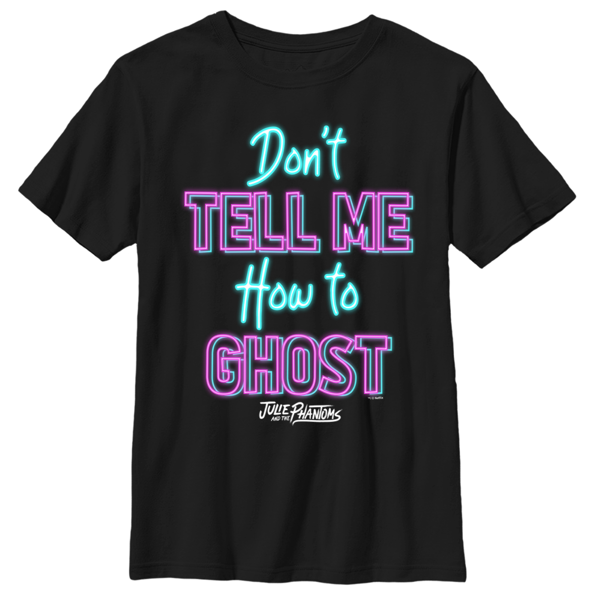 Netflix - Julie And The Phantoms - Texte Ghost - Enfant T-shirt