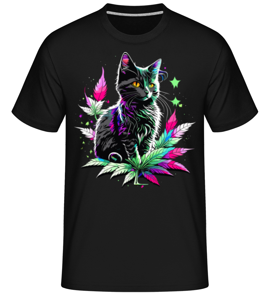 Chat Psychédélique Au Cannabis ·  T-Shirt Shirtinator homme