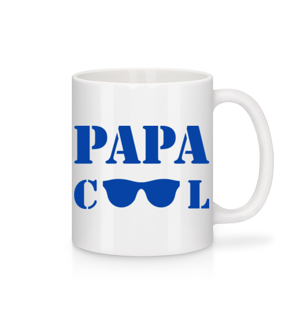 Papa Cool · Mug en céramique blanc