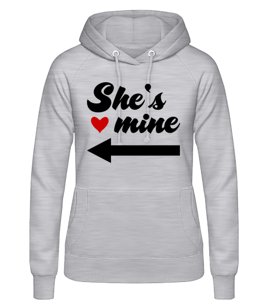 She Is Mine · Sweat à capuche basique pour femme
