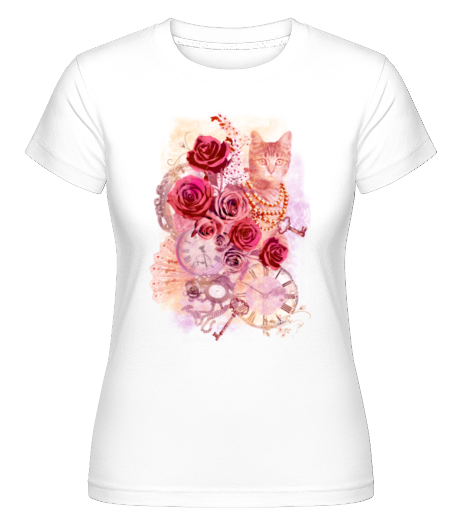 Chat Rose ·  T-shirt Shirtinator femme