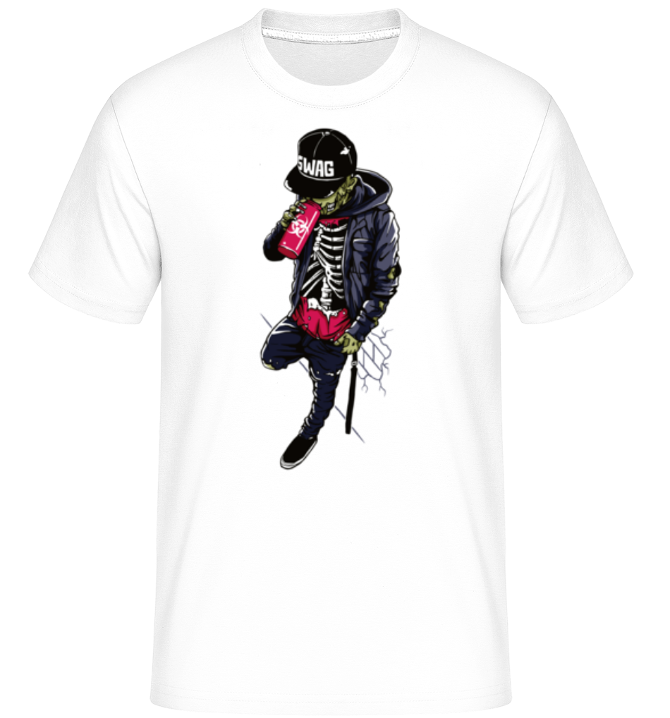 Zombie Swag -  T-Shirt Shirtinator homme - Blanc - Devant
