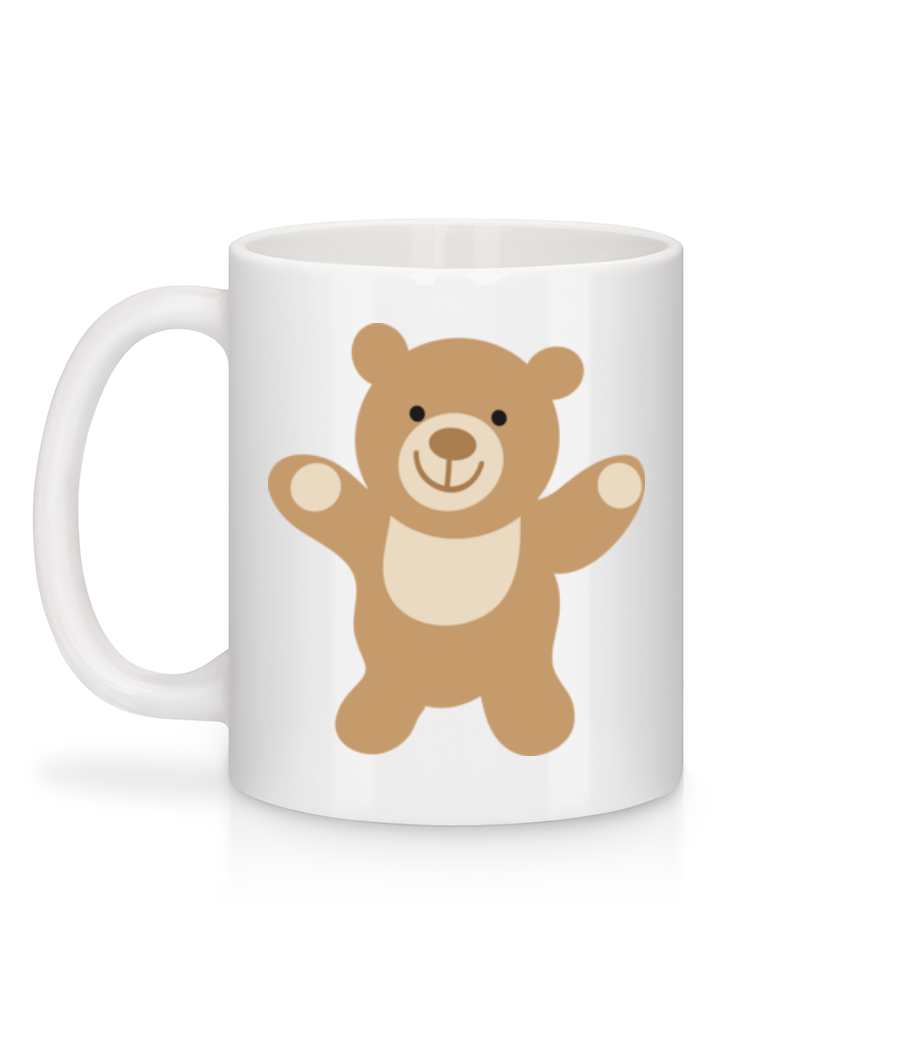 Aperçu: Enfant Comic - Ours - Mug en céramique blanc - Blanc - Derrière