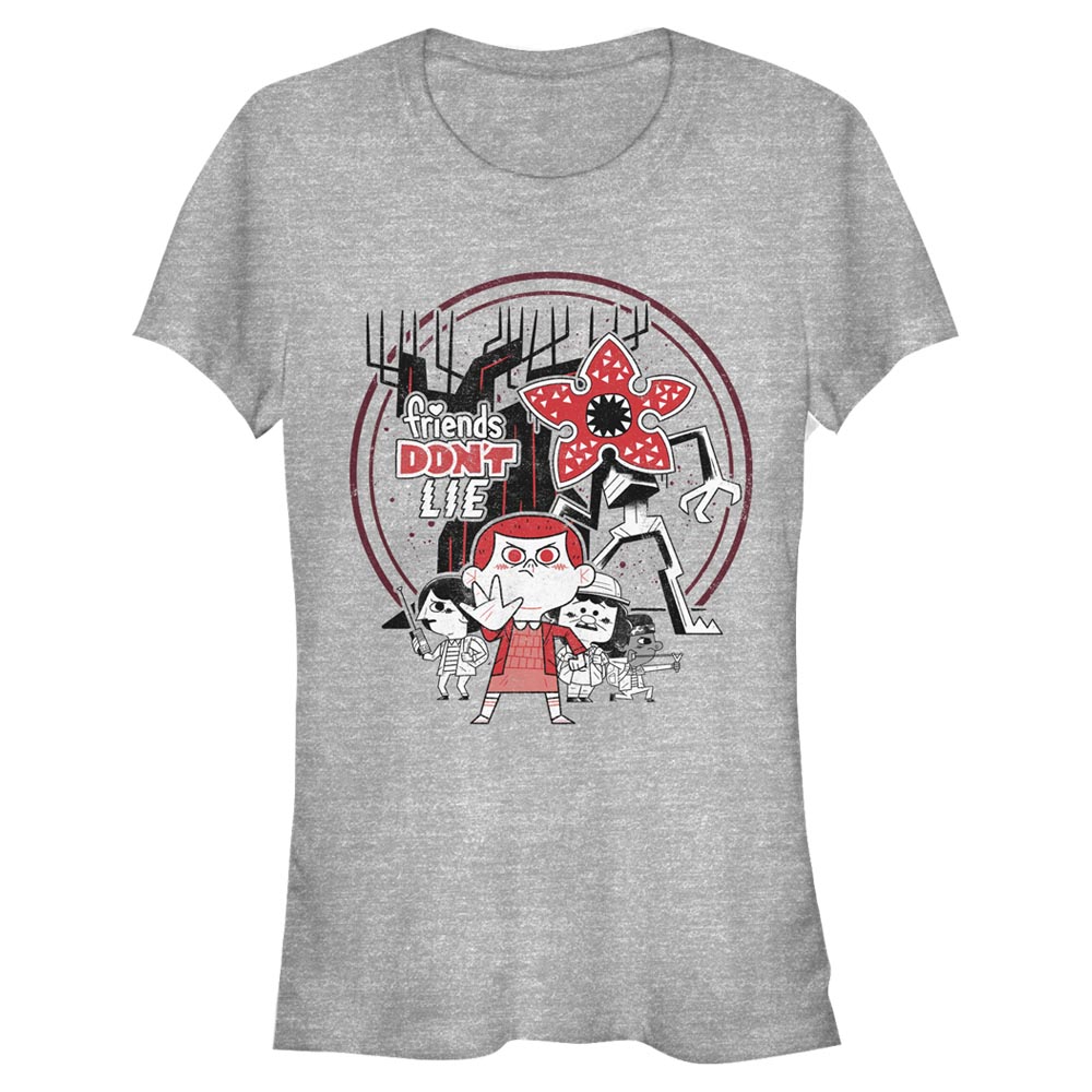 Netflix - Stranger Things - Photo de groupe Chibi Things - Femme T-shirt