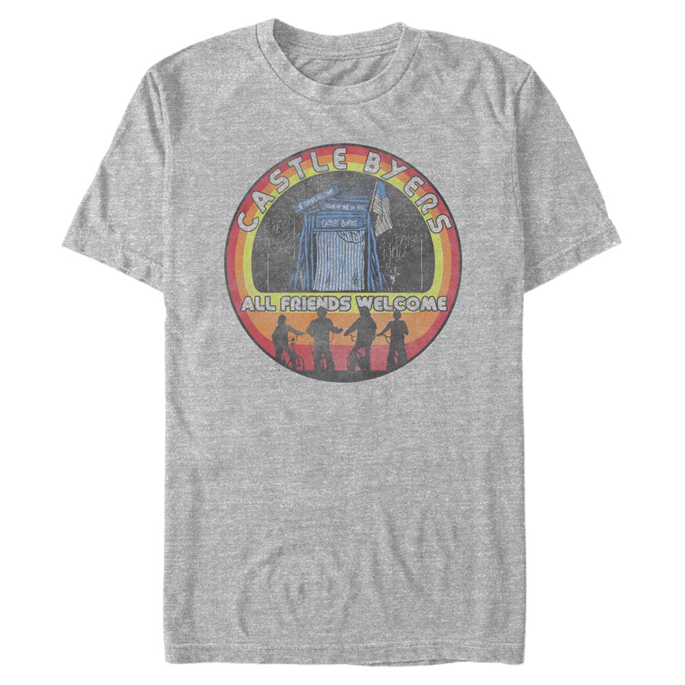 Netflix - Stranger Things - Photo de groupe Castle Stamper - Homme T-shirt