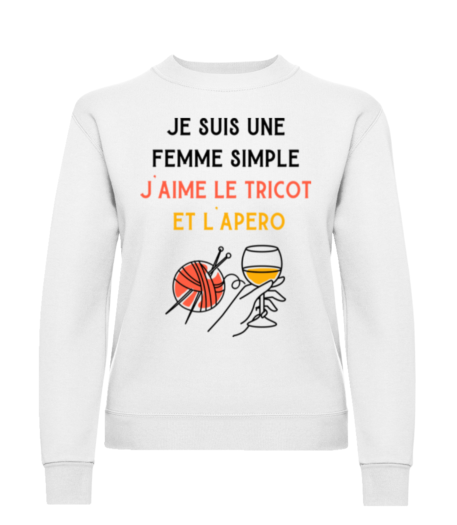 Je Suis Une Femme Simple · Sweatshirt Femme