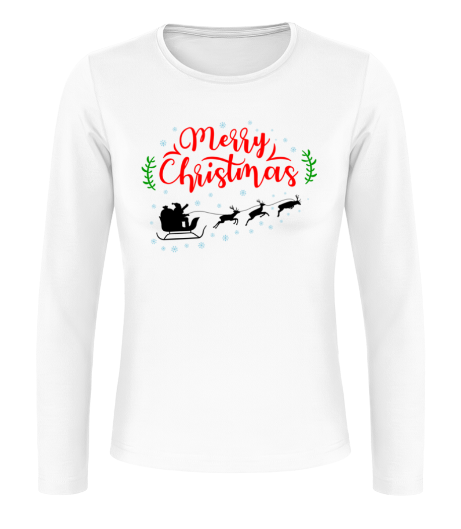 Merry Christmas · T-shirt à manches longues standard Femme