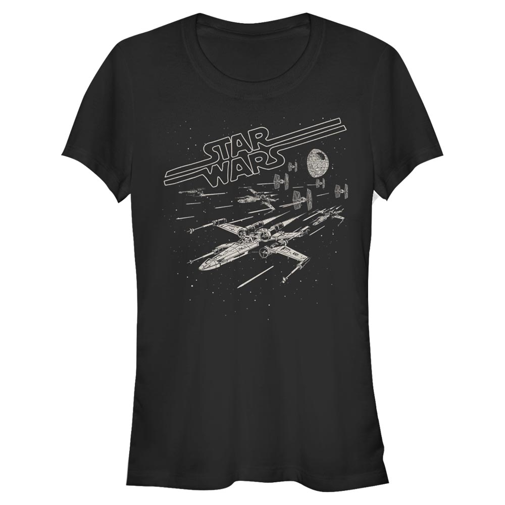 Star Wars - X-Wing Lazer Chase - Femme T-shirt