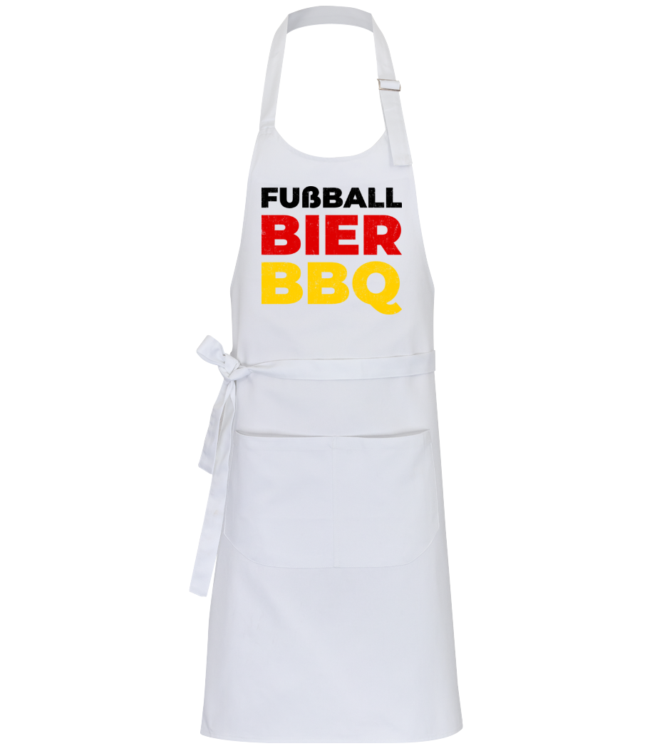 Fußball Bier BBQ · Profi Kochschürze
