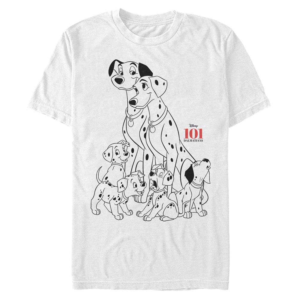 Disney Classics - Les 101 Dalmatiens - Photo de groupe Dog Pile - Homme T-shirt