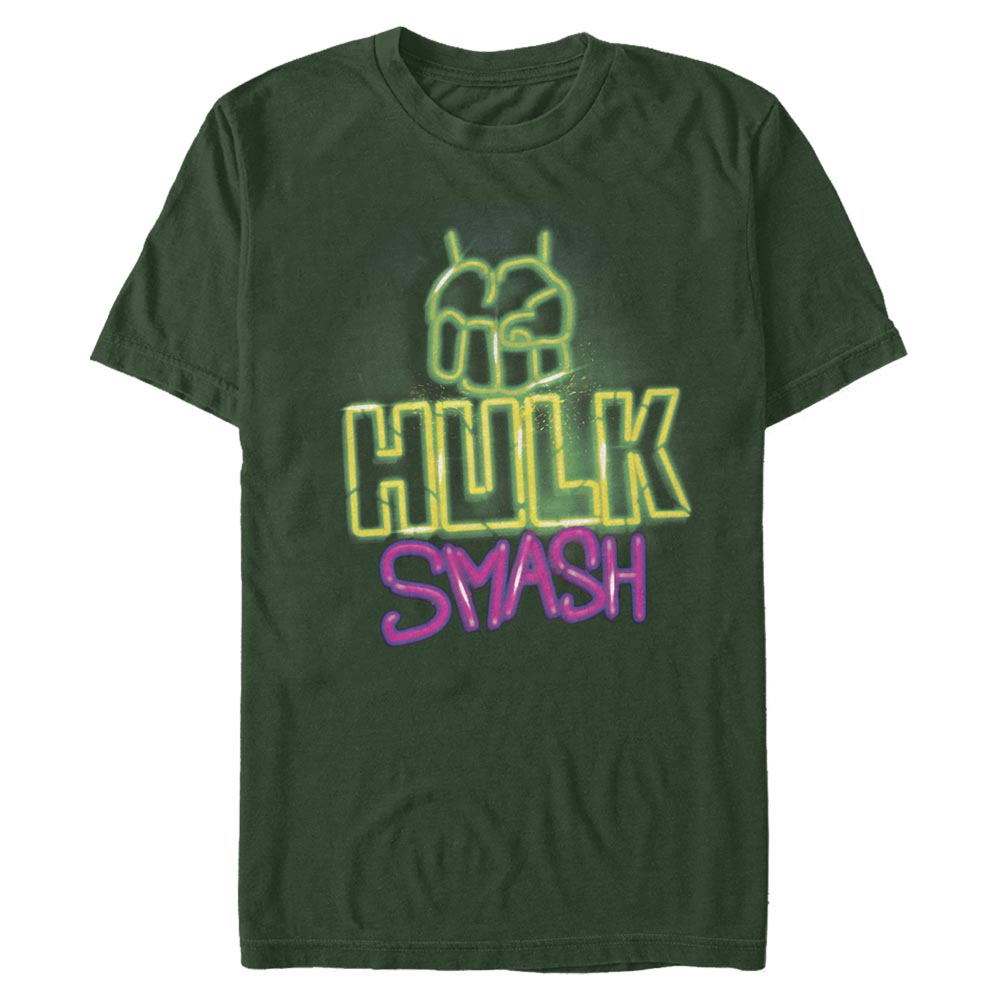 Marvel - Avengers - Hulk Neon Smash - Homme T-shirt