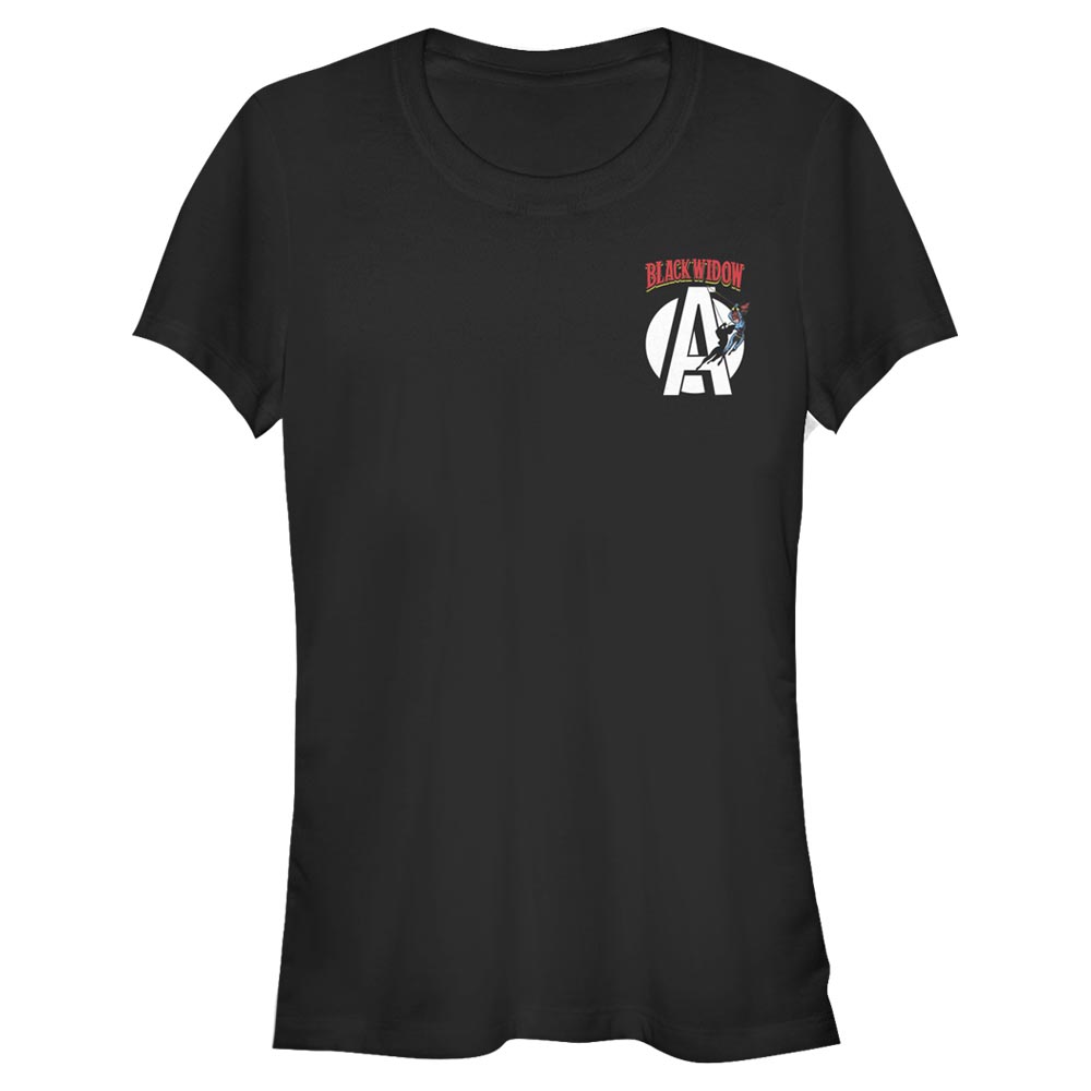 Marvel - Avengers - Black Widow Widow Badge - Femme T-shirt
