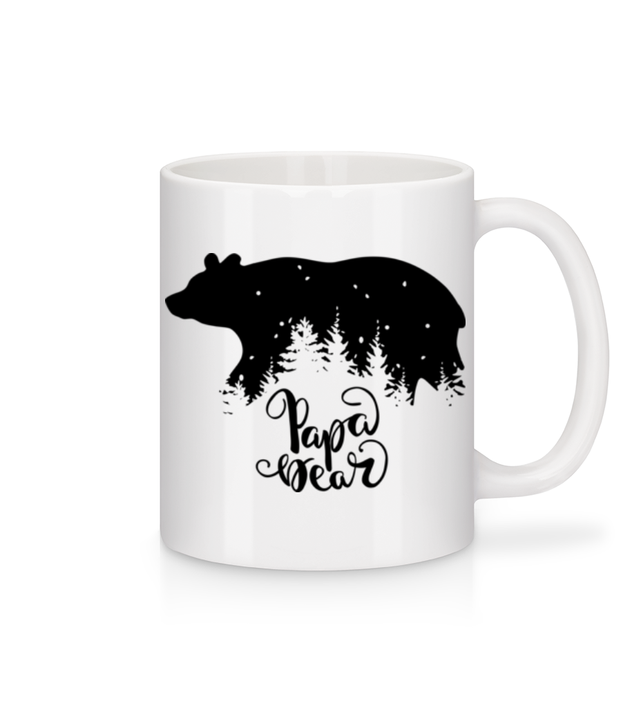 Papa Bear · Mug en céramique blanc