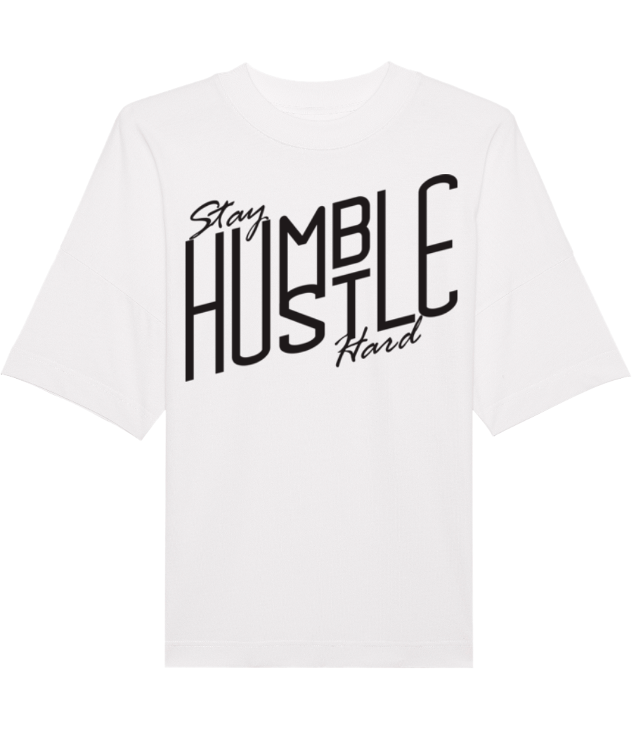 Saty Humble Hustle Hard 2 · T-shirt Bio unisexe Stanley Stella extra large
