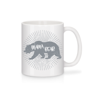 Mama Bear - Mug en céramique blanc - Blanc - Devant