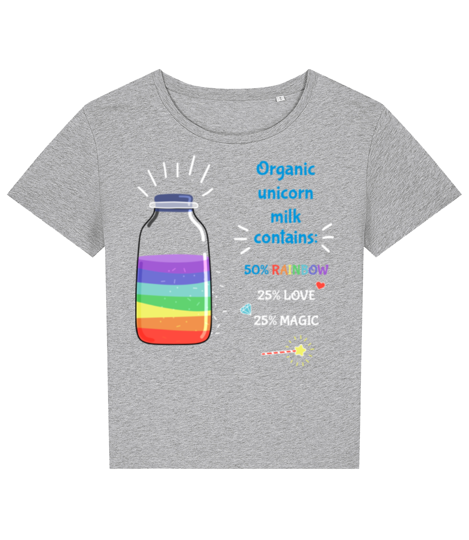 Organic Unicorn Milk · T-shirt bio Femme Stanley Stella 2.0