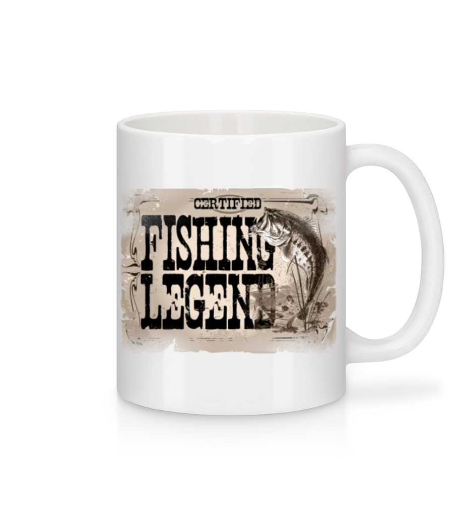 Fishing Legend · Mug en céramique blanc