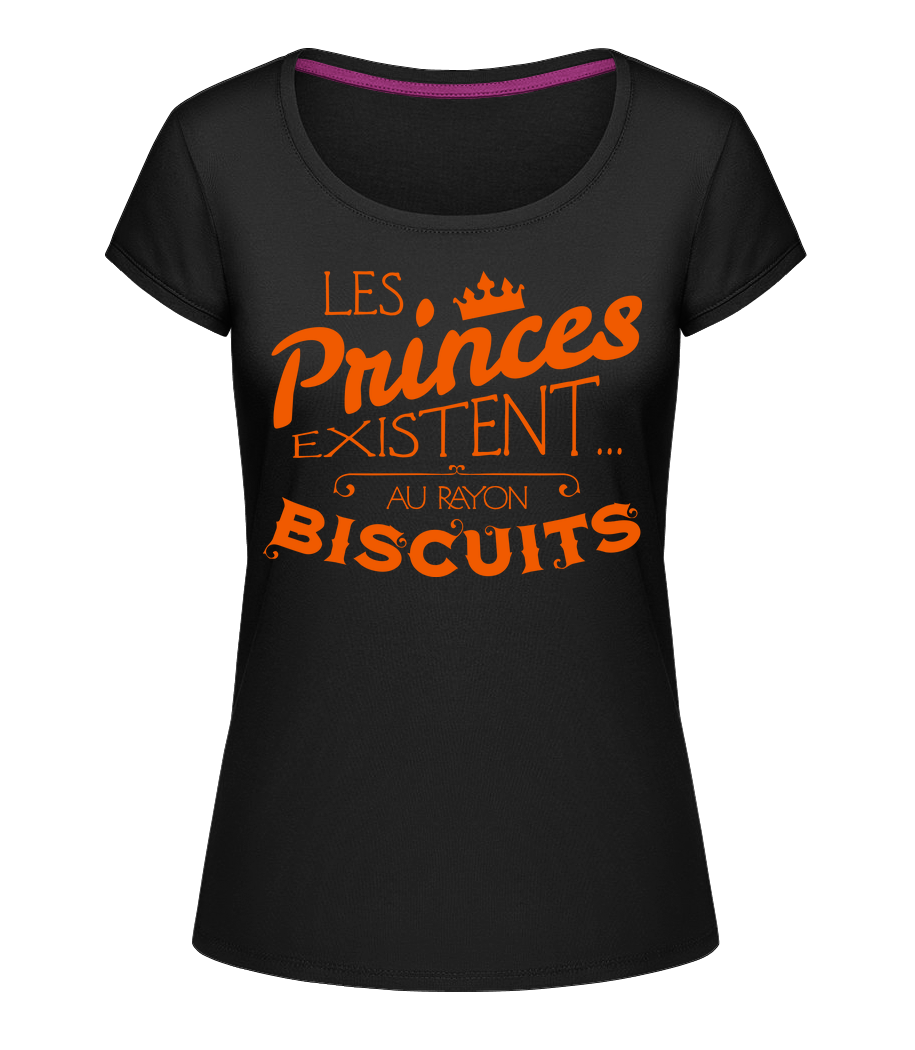 Les Princes Existent · T-shirt col en U Femme