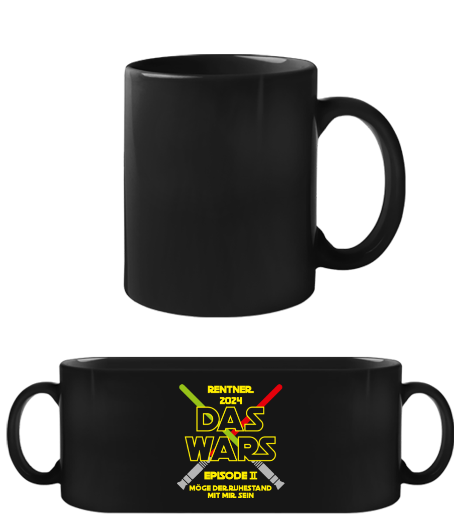 Das Wars Rentner 2024 · Schwarze Tasse