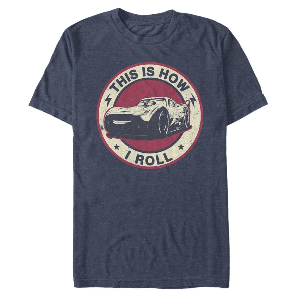Pixar - Cars - Flash McQueen How I Roll - Homme T-shirt