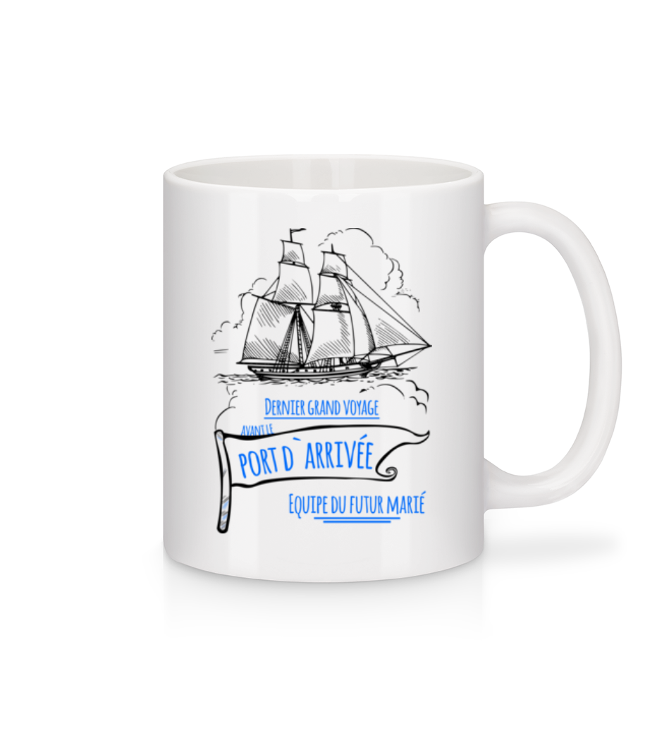 Le Port D`Arrivée · Mug en céramique blanc